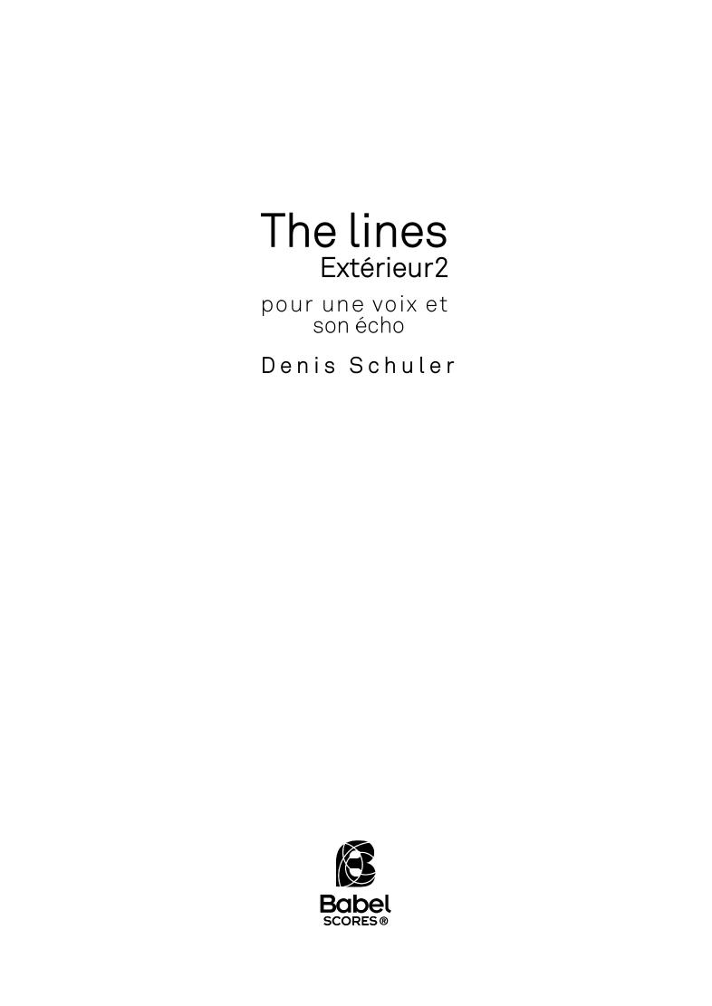 The lines - Perpetual sense of being out