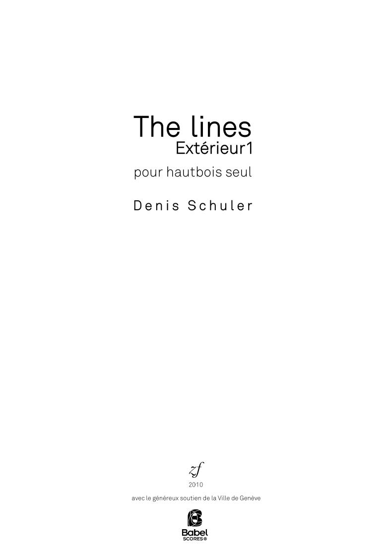 The lines - Melody