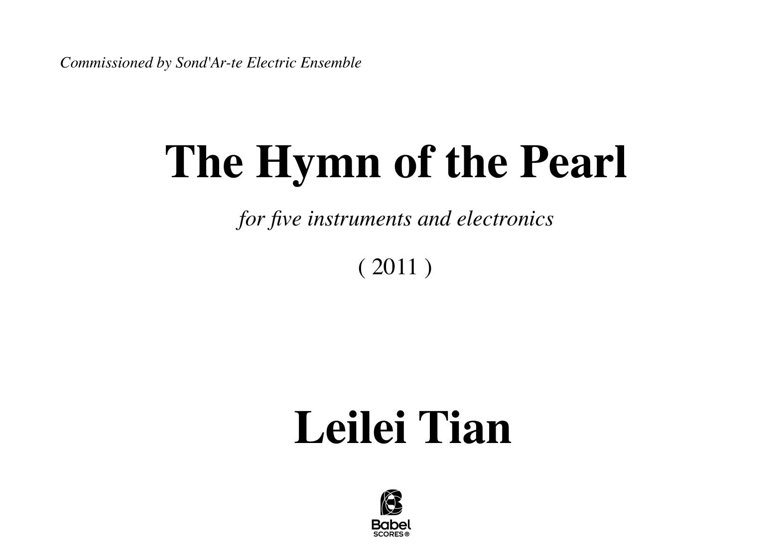 The Hymn of the Pearl