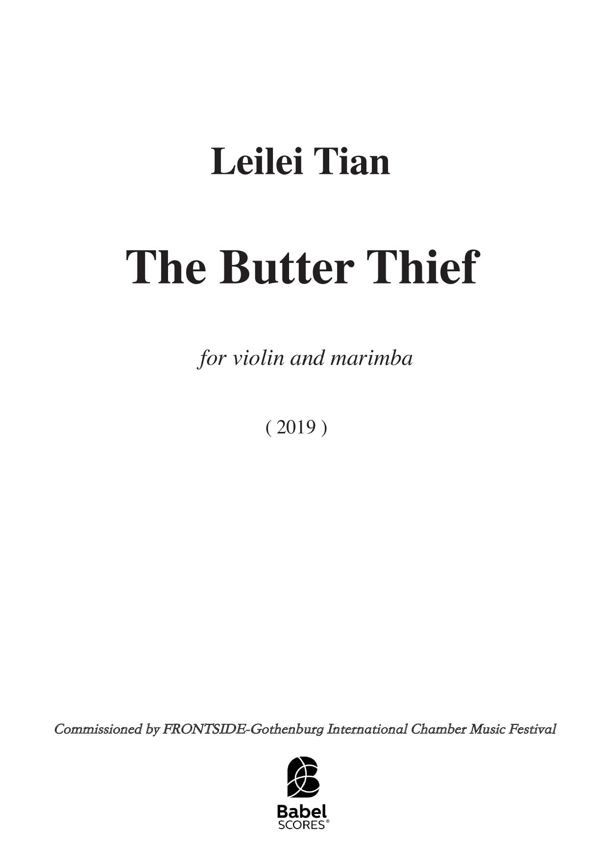 The Butter Thief