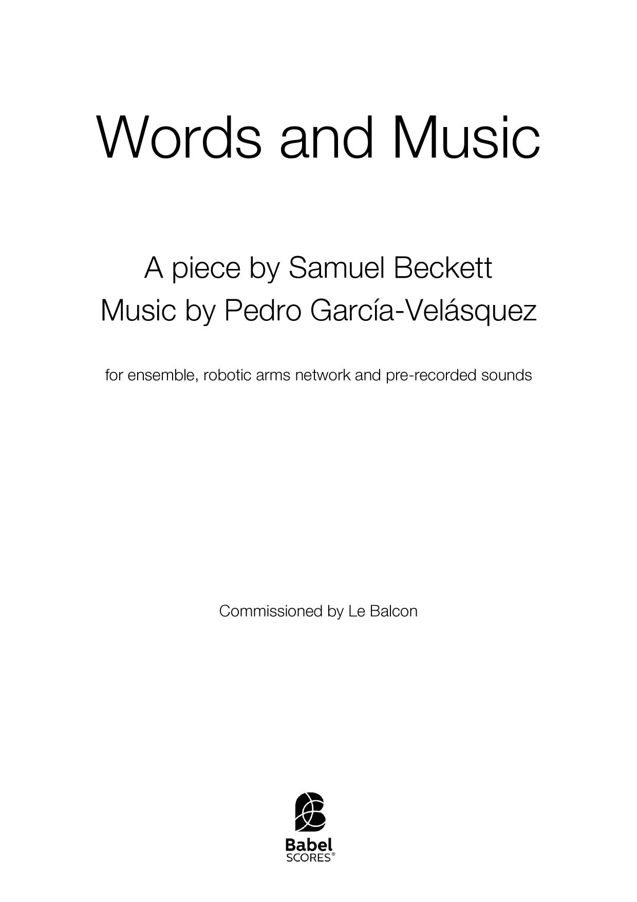 Words and Music