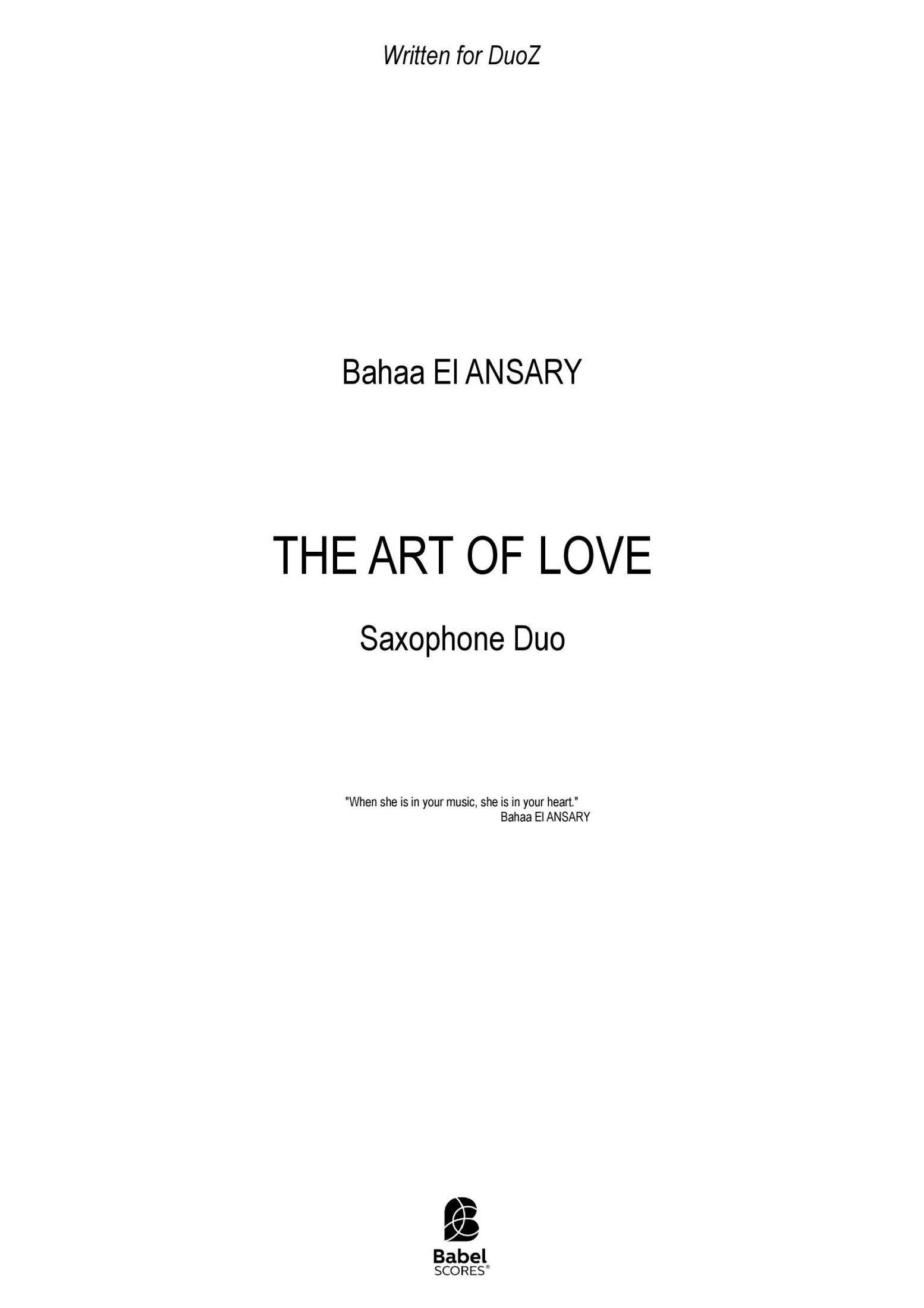 The Art of Love