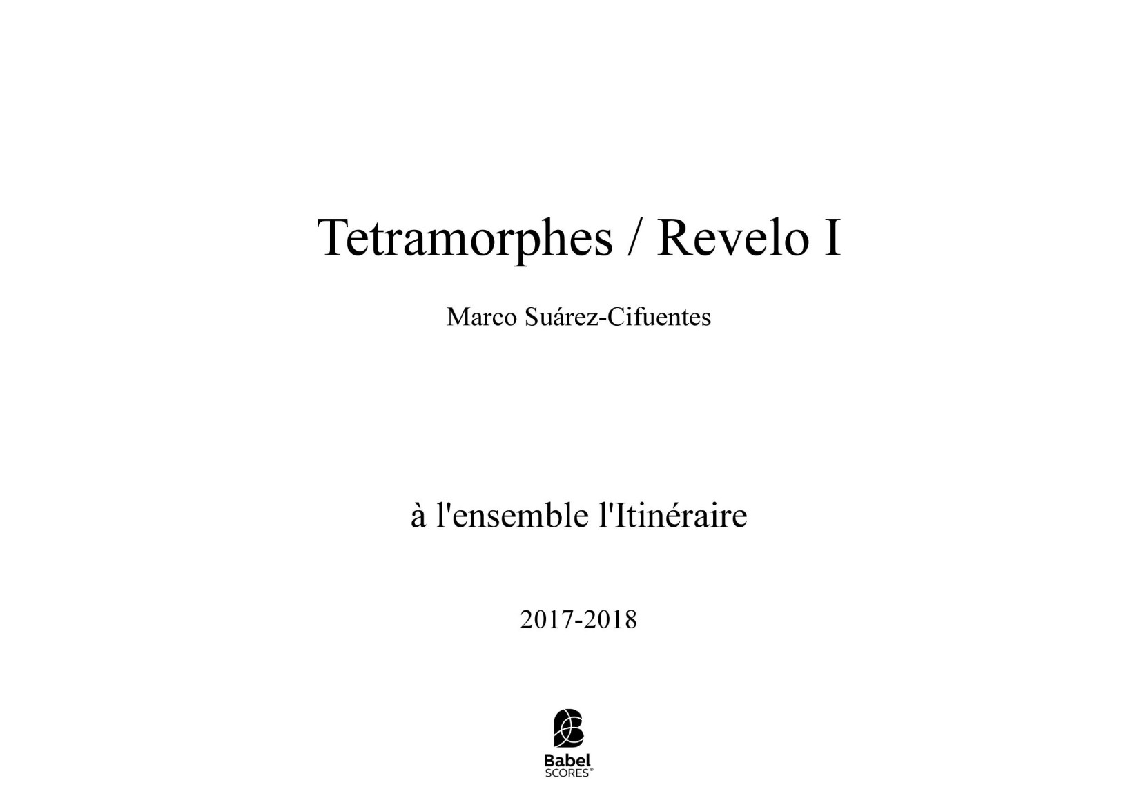 Tétramorphes [Revelo I]