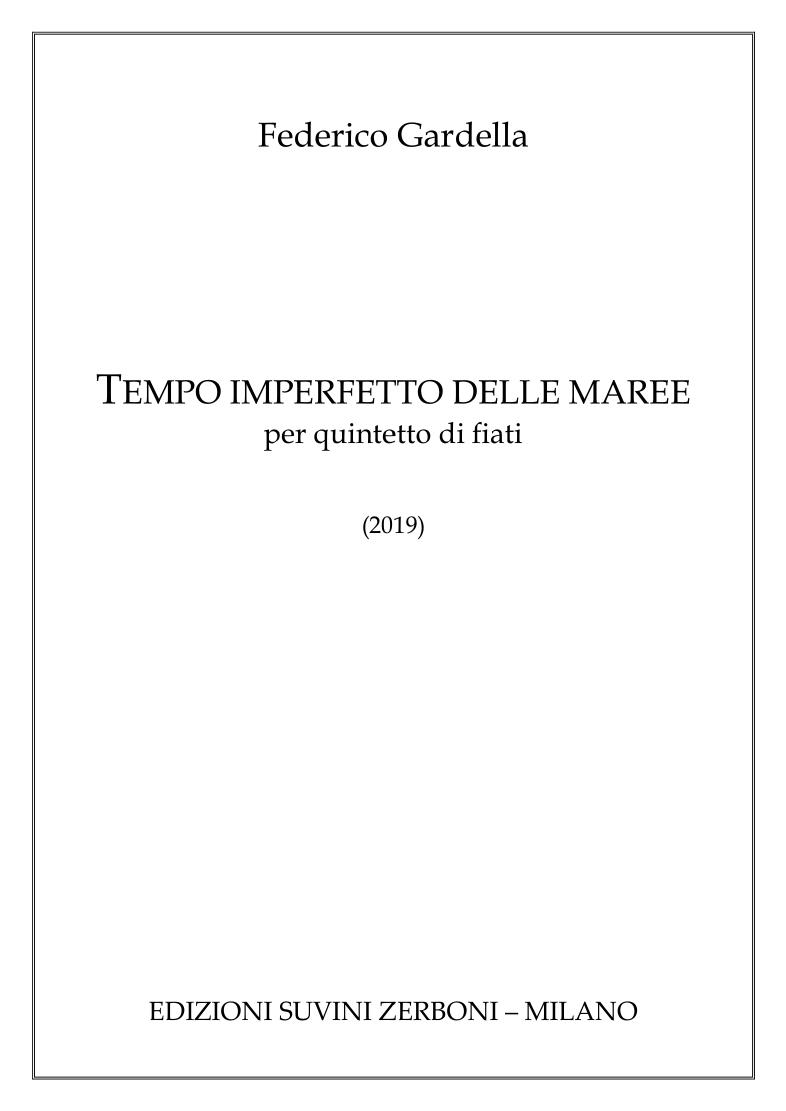 Tempo imperfetto delle maree