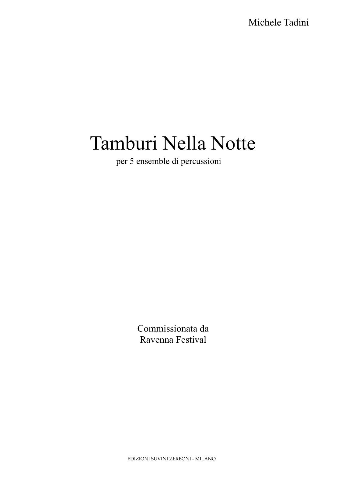 Tamburi nella notte