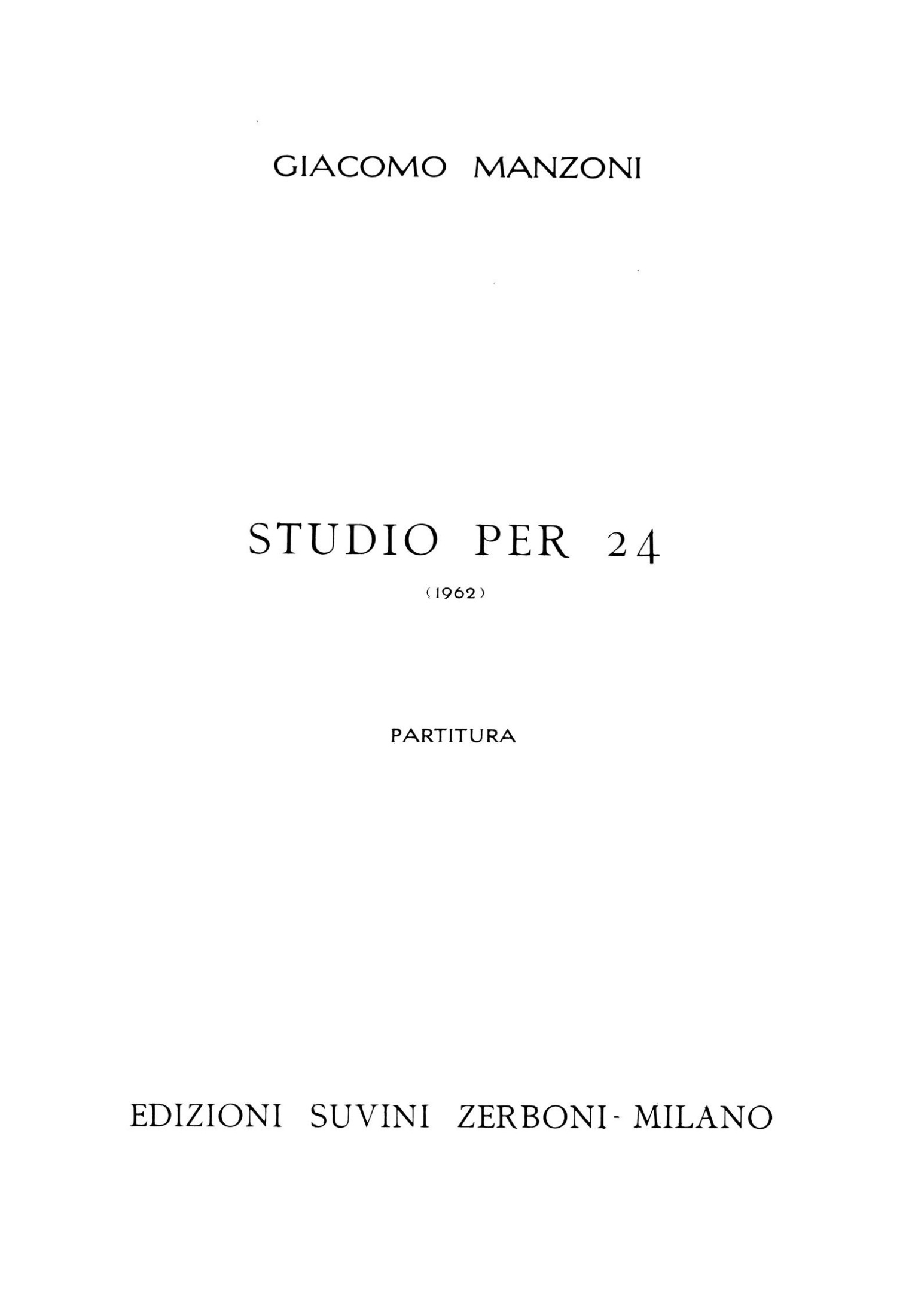 Studio per 24