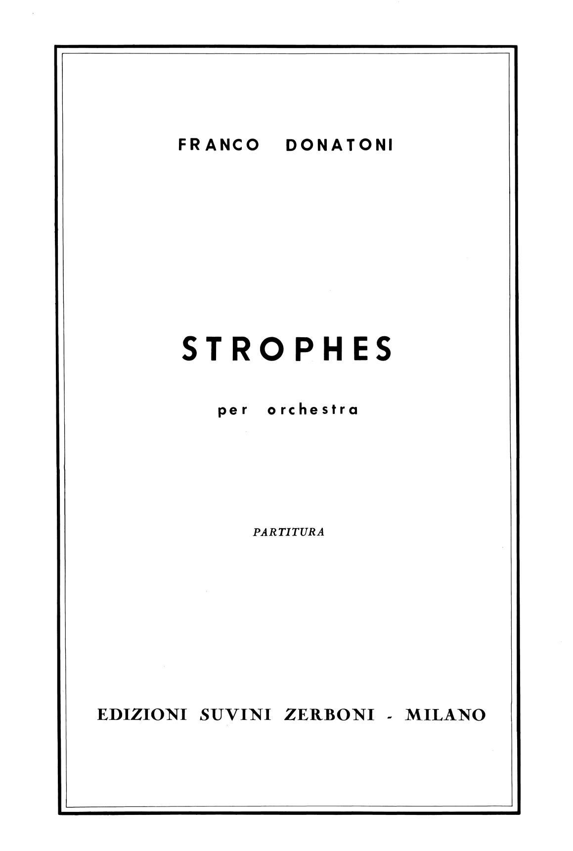 Strophes