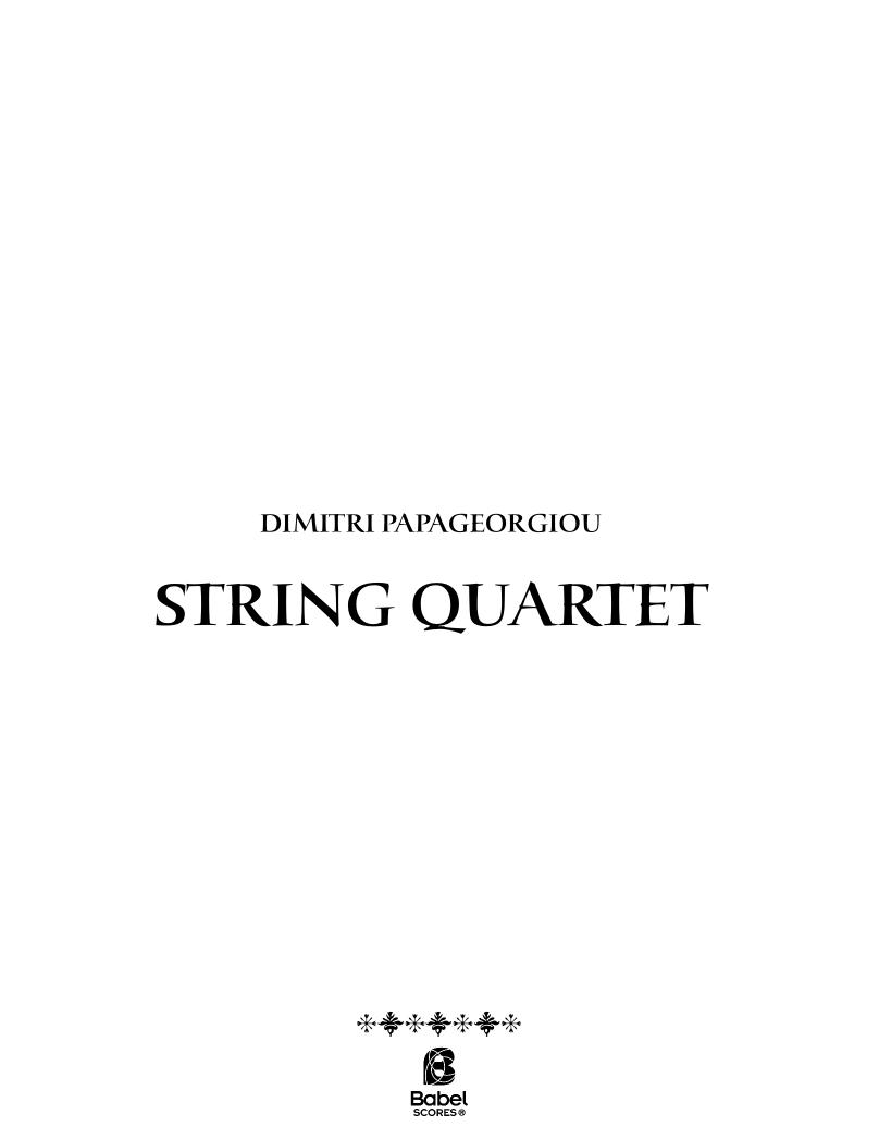 String Quartet