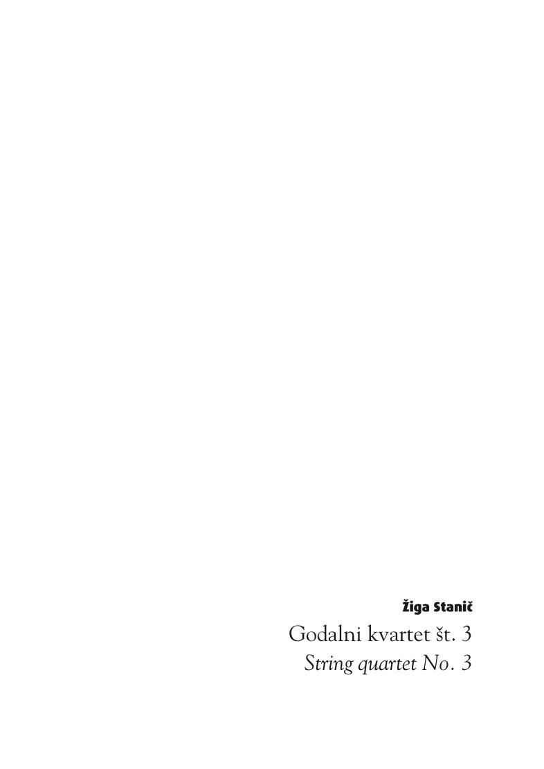 String quartet No. 3
