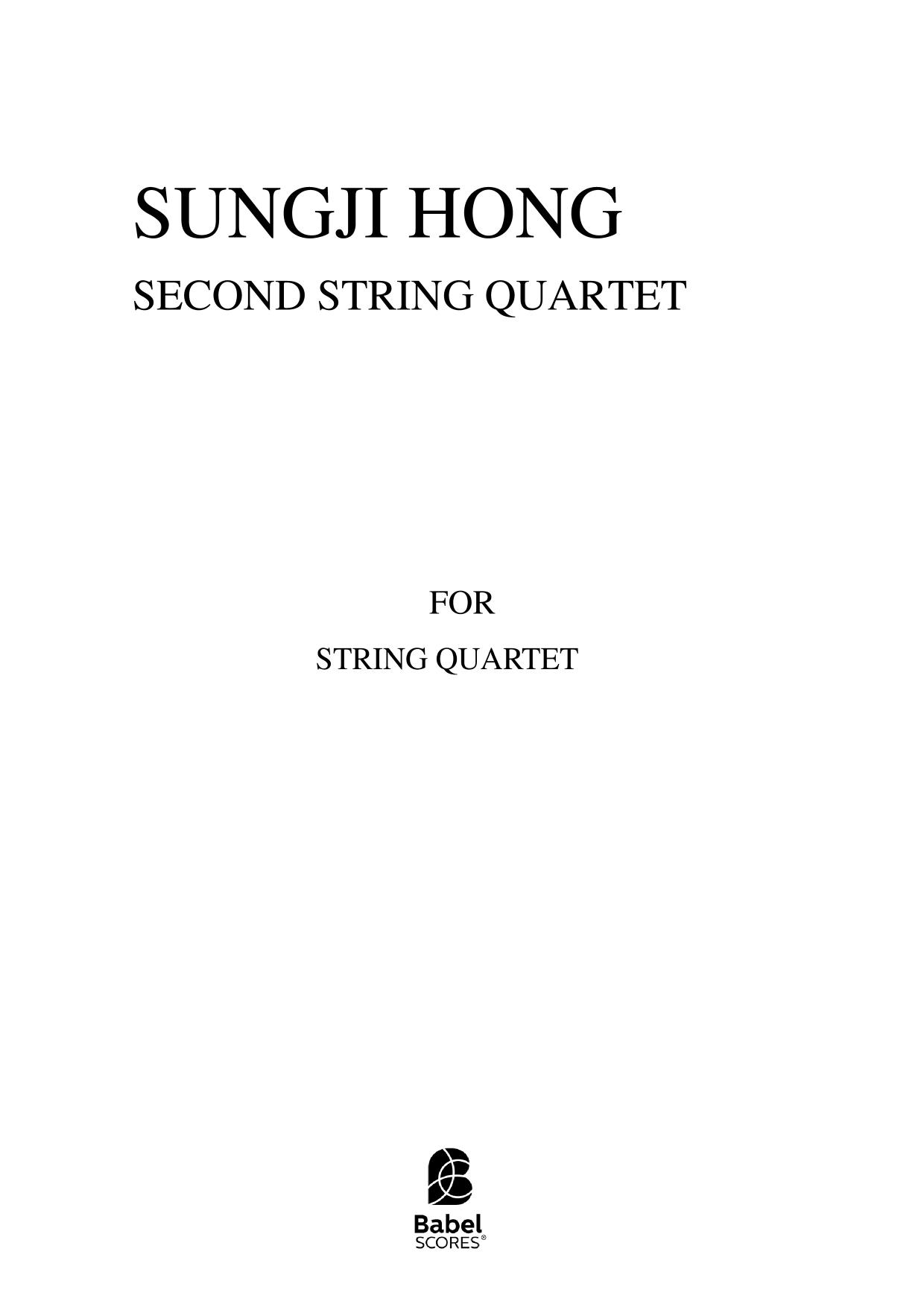 String Quartet No 2